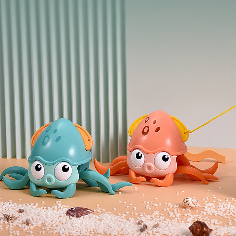 Summer Bathing Bath Toys Octopus Clockwork Swimming Kids