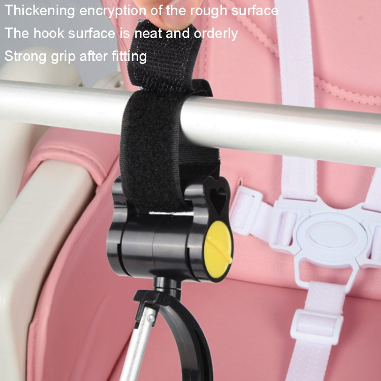 2pcs Universal Baby Stroller Hooks Accessories 360 Degree Sticky